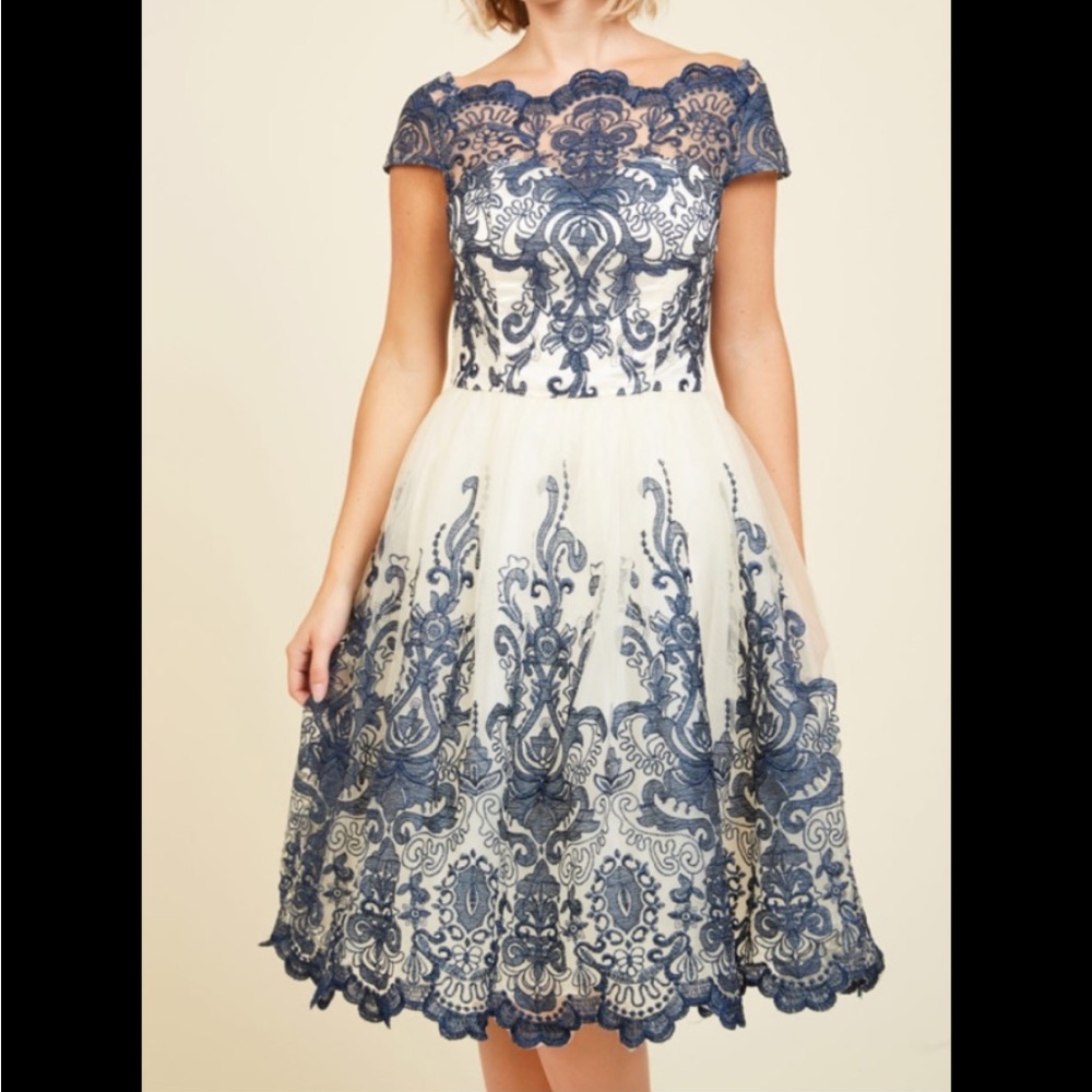 ModCloth Chi Chi London Exquisite Elegance Dress